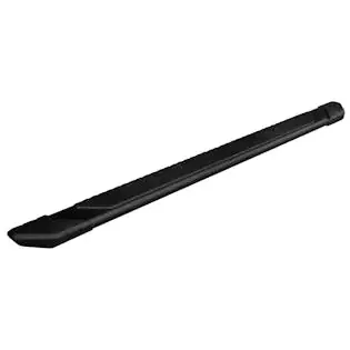 Raptor Series 1907-0589BT Raptor Series 5 in Tread Step Slide Track Running Boards Black Textured Aluminum
