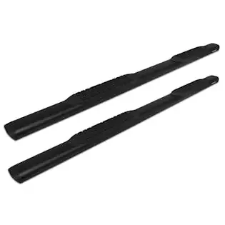 Raptor Series 2004-0368BT Raptor Series 5 in Oval Style Slide Track Running Boards Black Textured Aluminum