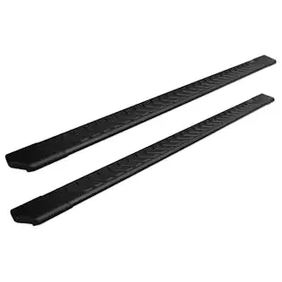 Raptor Series 2204-0379BT Raptor Series 5 in Full Tread Slide Track Running Boards Black Textured Aluminum