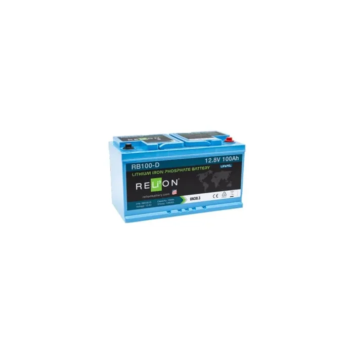 RELiON Lithium 12V 100Ah Leisure Battery LiFePO4 – REL-RB100-D