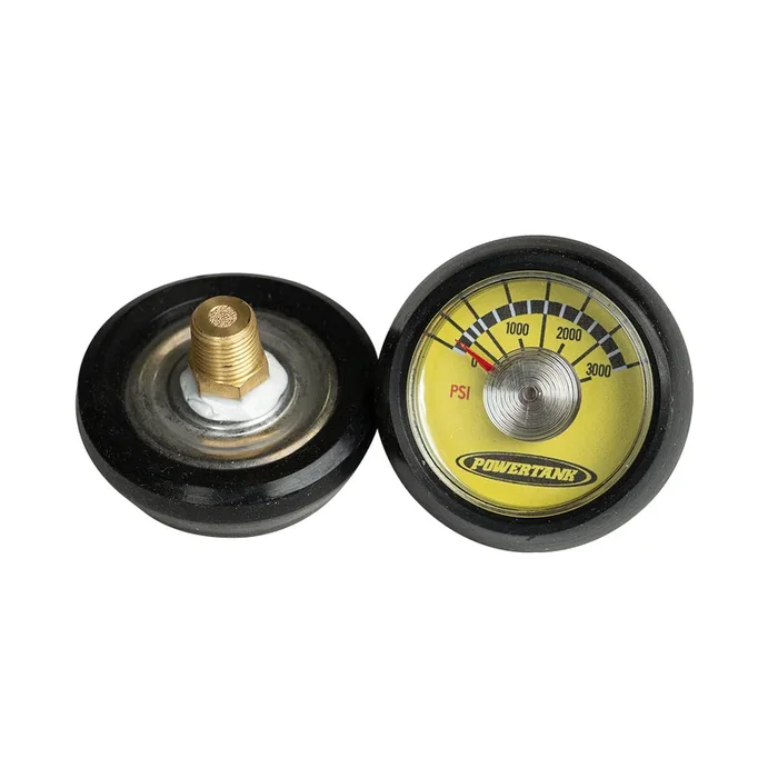 Replacement Gauge – 3000 psi Spiral Gauge for Sidearm Regulators