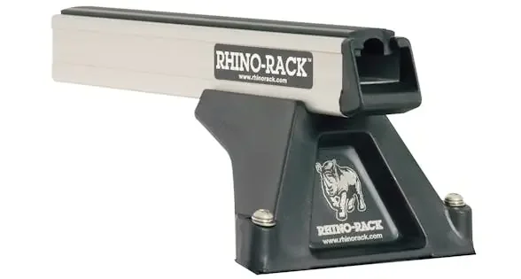Rhino-Rack JA1014 Heavy Duty RLTF Silver 4 Bar Roof Rack