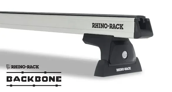 Rhino-Rack JA6387 Heavy Duty RLT600 Silver 2 Bar Rhino-Rack Backbone Roof Rack