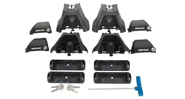 Rhino-Rack JA8266 Vortex 2500 Black 2 Bar Roof Rack