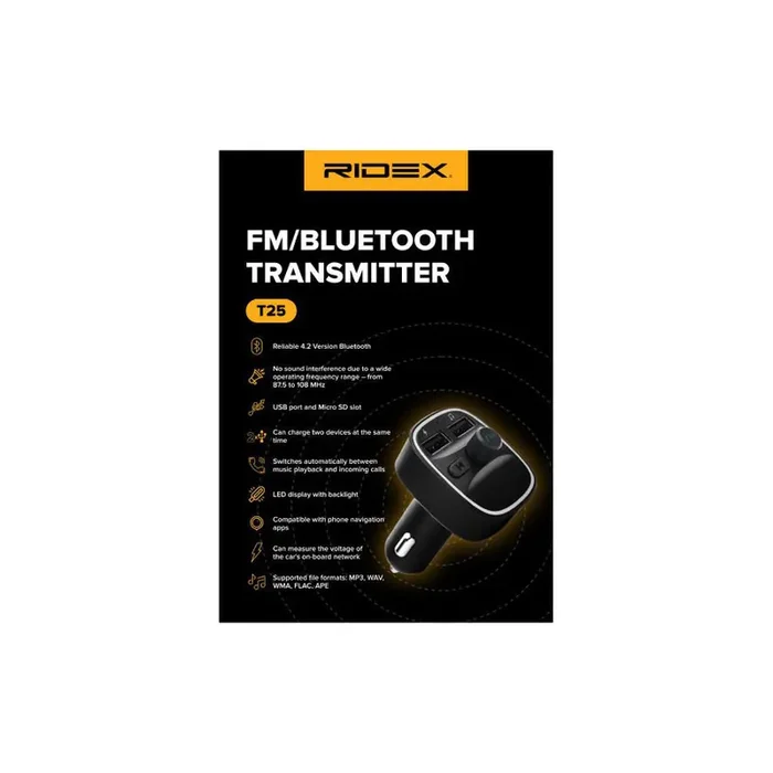 RIDEX 100013A0005 Hands free car kit Bluetooth Yes