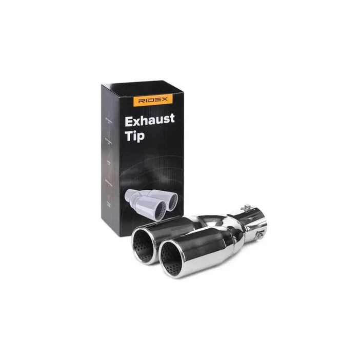 RIDEX 181A0005 Exhaust tip Silver