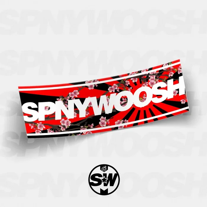 Rising Sun SPNYWOOSH Slap Sticker