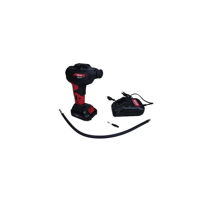 ROOKS AQ-BIS OK-03.4021 Air compressor 150 psi, 10 bar, Rechargeable Battery Pack, portable with rechargeable battery