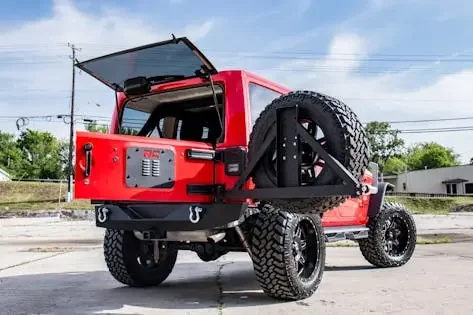Rough Country 10514 Jeep Tailgate Vent / Spare Tire Mount Delete (Wrangler JK / JKU)