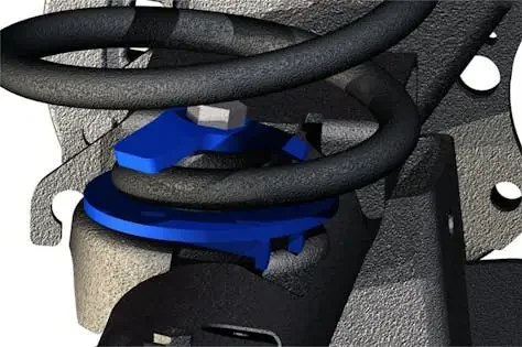 Rough Country 1113 Rear Coil Spring Correction Plates for 3.5-6-inch Lifts