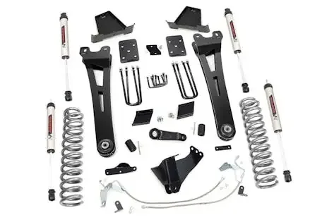 Rough Country 54070 6in Ford Radius Arm Suspension Lift Kit w/ V2 Shocks (11-14 F-250)