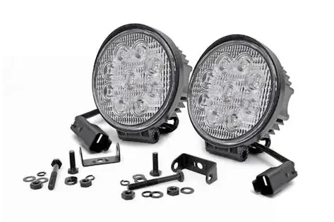 Rough Country 70804 4-inch LED Round Lights (Pair)