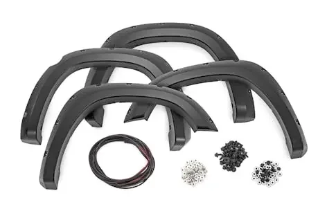 Rough Country F-D10914A-PCL Pocket Fender Flares
