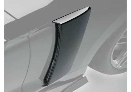 Roush Performance 2015-2021 Ford Mustang Quarter Panel Side Scoops – Ruby Red (RR)