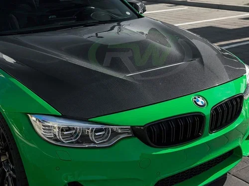 RW Carbon BMW F80 M3 / F82 F83 M4 GTS Style CF Hood – bmwf8x024
