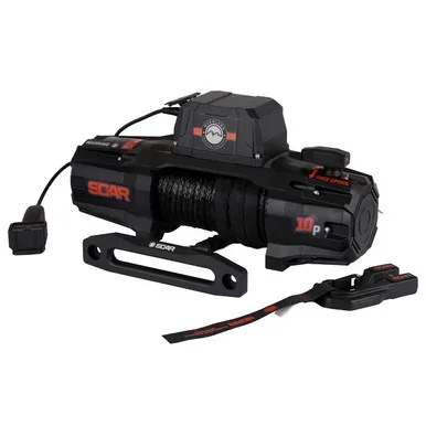 SCAR 10S – 10,000 lbs. Rated Synthetic Rope Winch