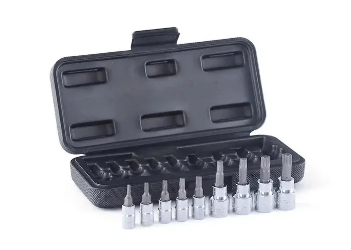 Schwaben 9 Pc. 1/4″ and 3/8″ Drive Torx Socket Set for EV Owners