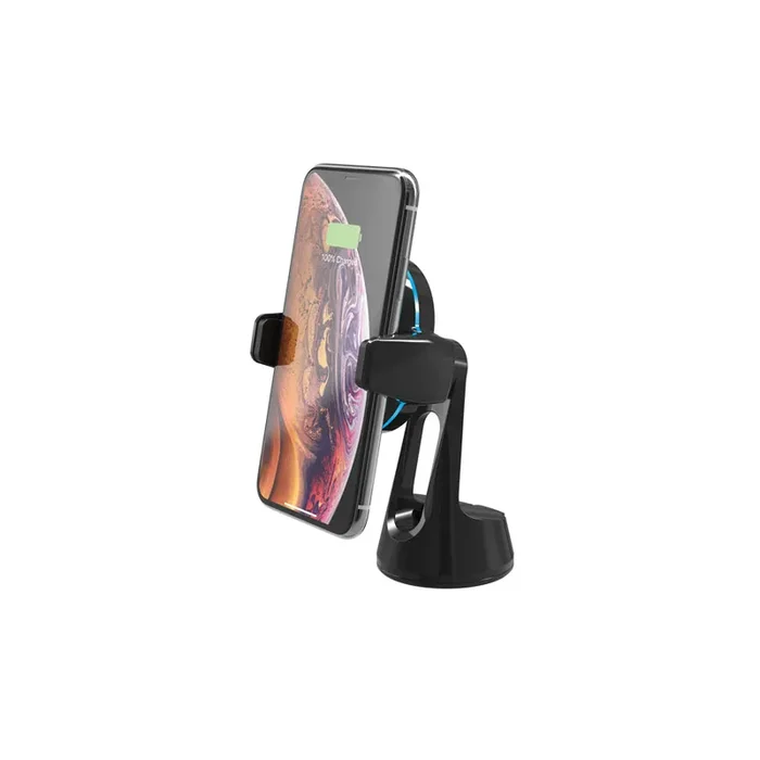SCOSCHE MagicGrip, Window/Dash 8088 Car phone holder with ball joint, with wireless charger, windscreen, with USB plug (type C), universal 360°