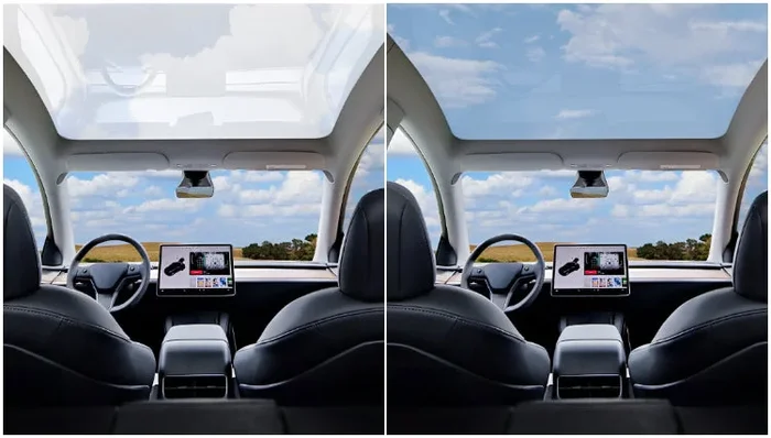 Smartfilm Switchable Electronic Sunshade for Tesla Model 3