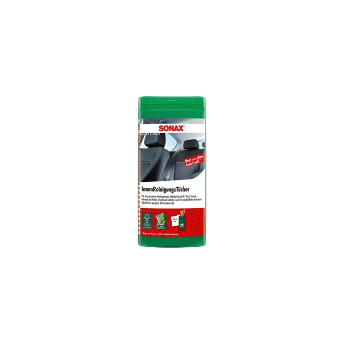 SONAX 04122000 Interior Cleaning Wipes (Box) 25pcs.