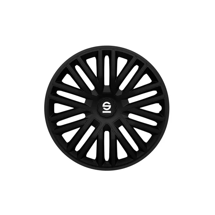 Sparco Bergamo SPC1685BK Wheel Trims 16 Inch (Black)