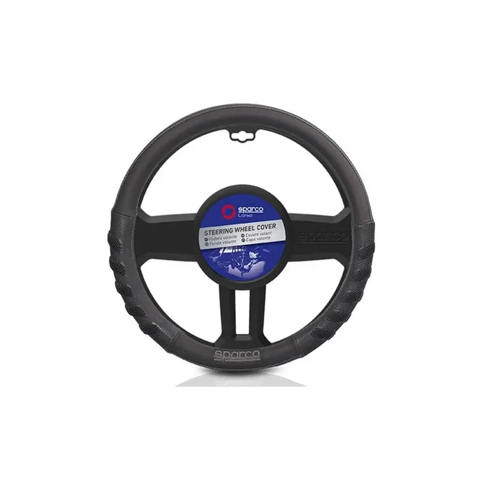 Sparco S101 INTL SPCS101BK Steering Wheel Cover (Black)