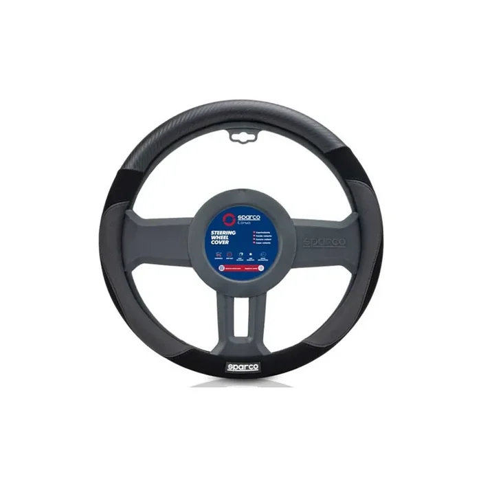 Sparco S122 SPCS122BK Steering Wheel Cover (Black)