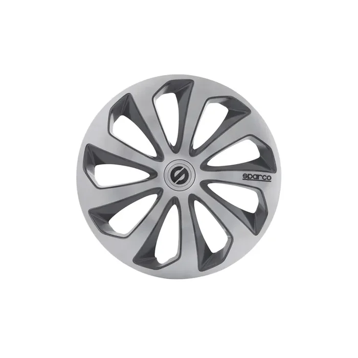 Sparco Sicilia SPC1473SVGR Wheel Trims (Grey/Silver)