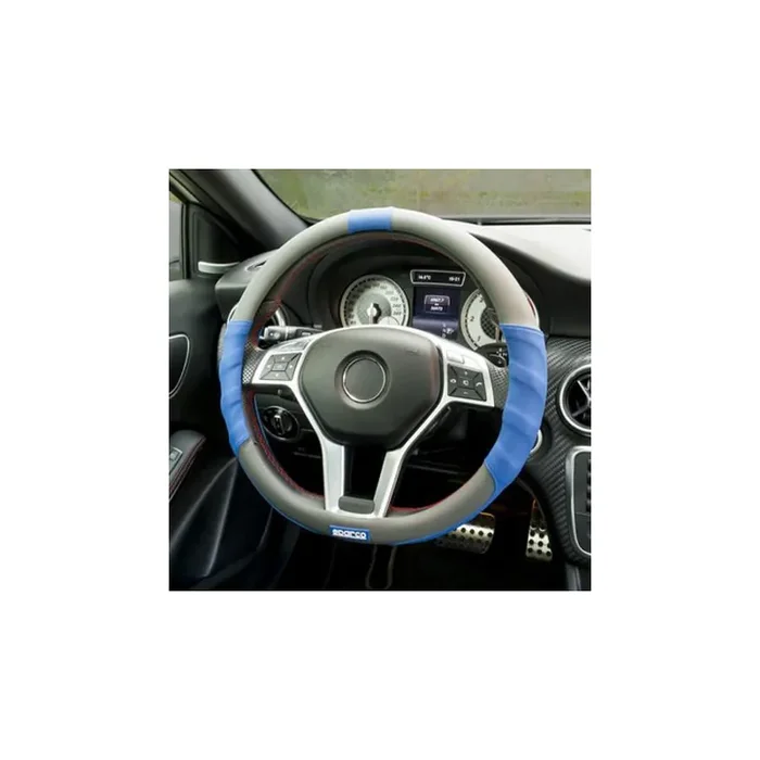 Sparco SPC1105 Steering Wheel Cover (Black/Grey)