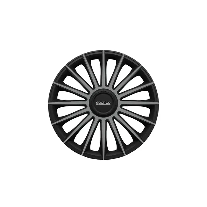 Sparco Treviso SPC1393BKGR Wheel Trims 13 Inch Black, Grey