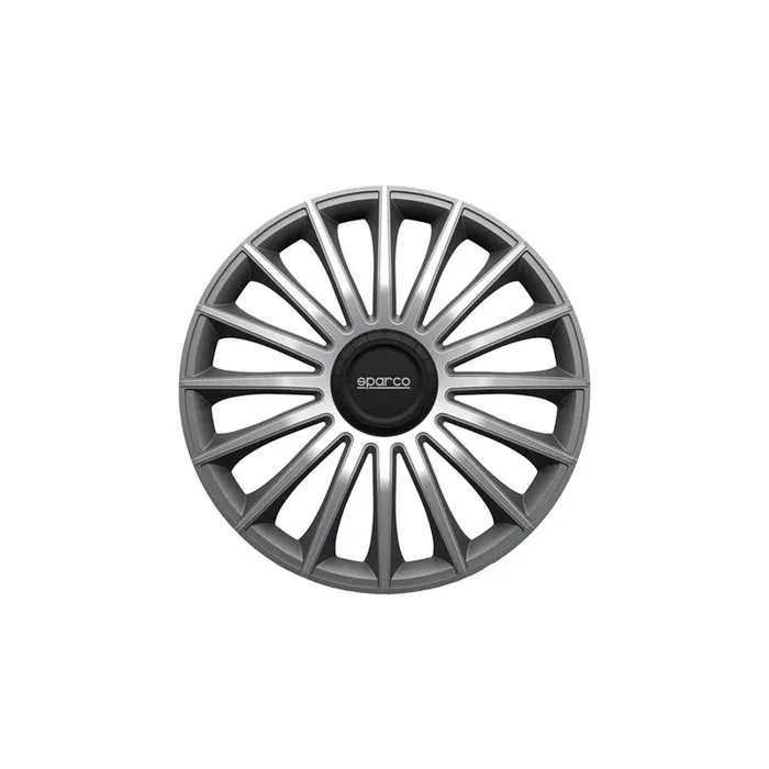 Sparco Treviso SPC1593GRSV Wheel Trims 15 Inch Grey/silver