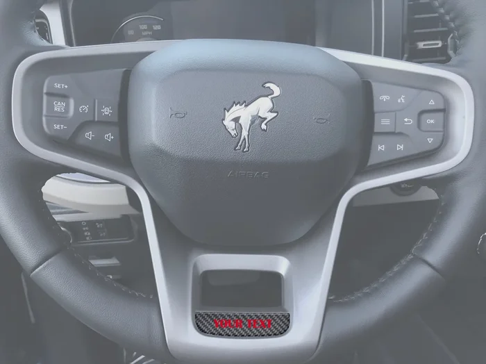 Steering Wheel Accent Overlay Fits 2021-2026 Ford Bronco