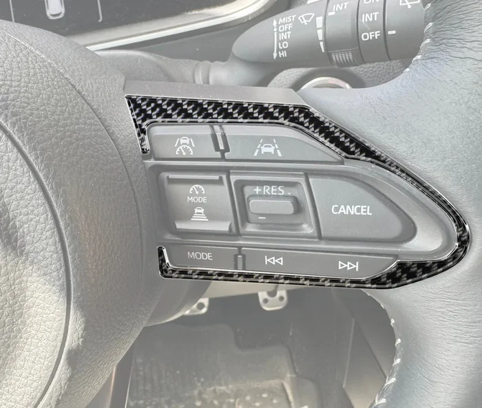 Steering Wheel Controls Accent Trim Fits 2023-2024 Toyota GR Corolla