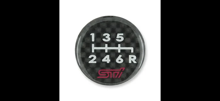 STI SHIFT PATTERN EMBLEM 6MT For LEGACY B4 (BL) STSG13100830