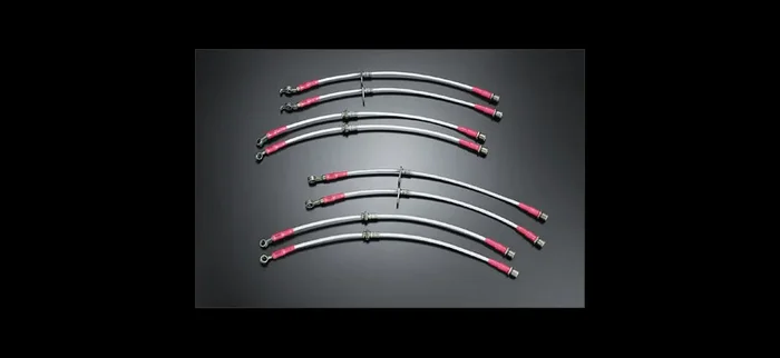 STI STAINLESS MESH BRAKE HOSE SET For IMPREZA 4DooR (GD) ST265504S000