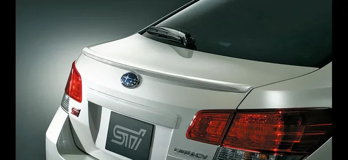 STI TRUNK SPOILER (ICE SILVER) For LEGACY B4 (BM) ST96050EZ150