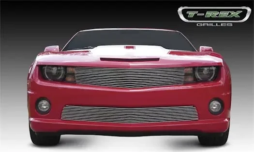 T-Rex Grilles 21027B Billet Grille, Black, Aluminum, 1 Pc, Overlay