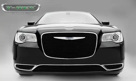 T-Rex Grilles 21436B Billet Grille, Black, Aluminum, 1 Pc, Overlay