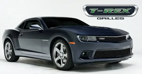 T-Rex Grilles 25032B Billet Bumper Grille, Black, Aluminum, 1 Pc, Overlay
