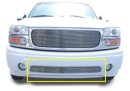 T-Rex Grilles 25179 Billet Bumper Grille, Polished, Aluminum, 1 Pc, Bolt-On