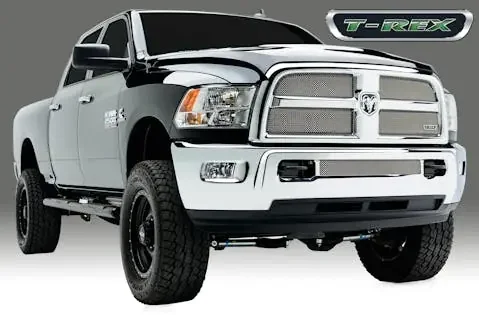 T-Rex Grilles 44452 Sport Grille, Chrome, Stainless Steel, 2 Pc, Replacement