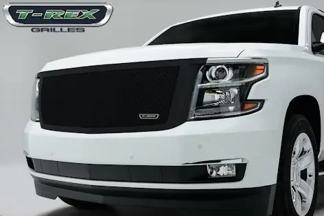 T-Rex Grilles 51056 Upper Class Grille, Black, Mild Steel, 1 Pc, Replacement