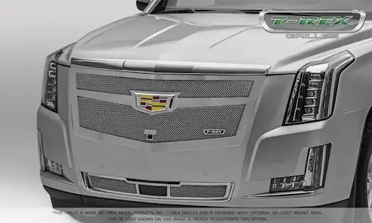 T-Rex Grilles 56181 Upper Class Grille, Chrome, Stainless Steel, 1 Pc, Replacement