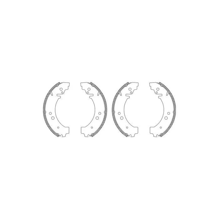 TEXTAR Shoe Kit 83029100 Brake Shoe Set