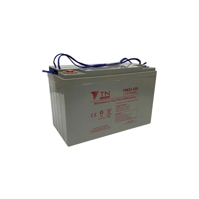 TN Power AGM 12V 125Ah Deep Cycle Battery – TNE12-125