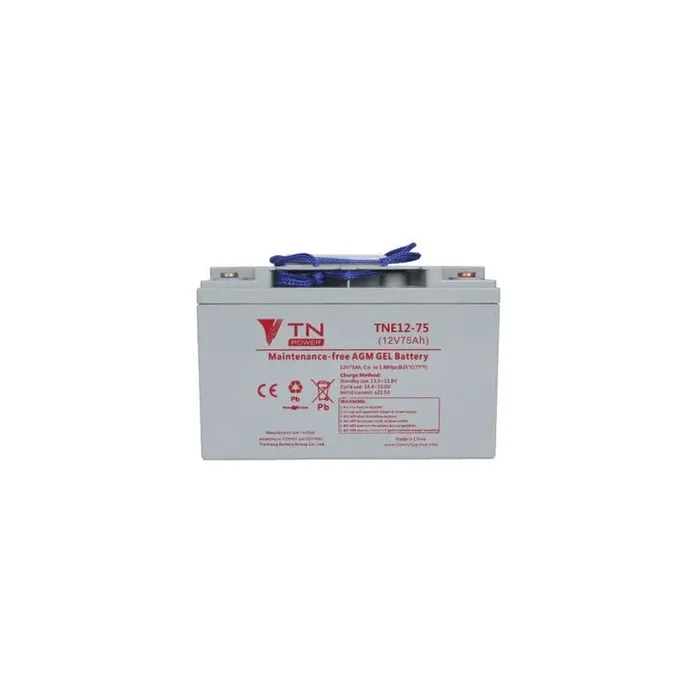 TN Power AGM 12V 75Ah Deep Cycle Battery – TNE12-75