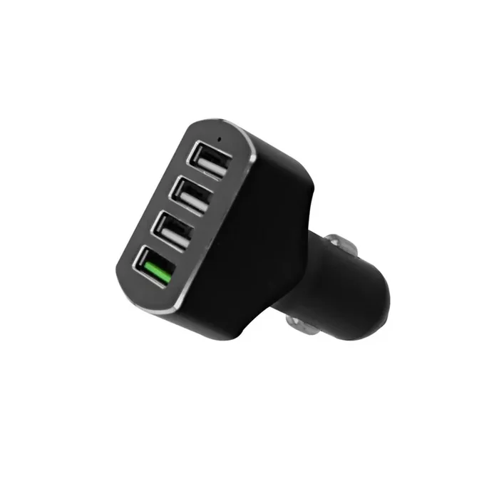 TnB 8692 In-car charger 12, 24V, Number of inlets/outlets 1 USB QC 3.0, 3 USB, Black