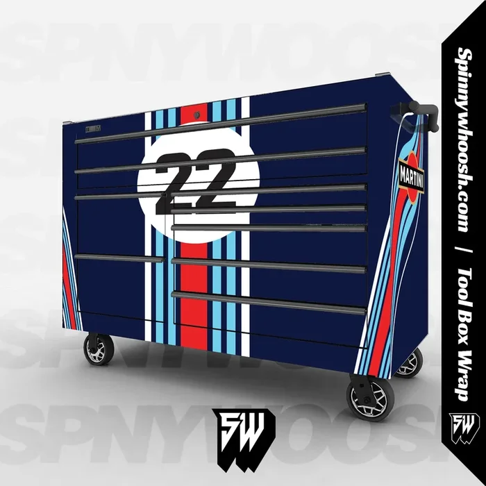 Tool Box Wrap – Martini Racing