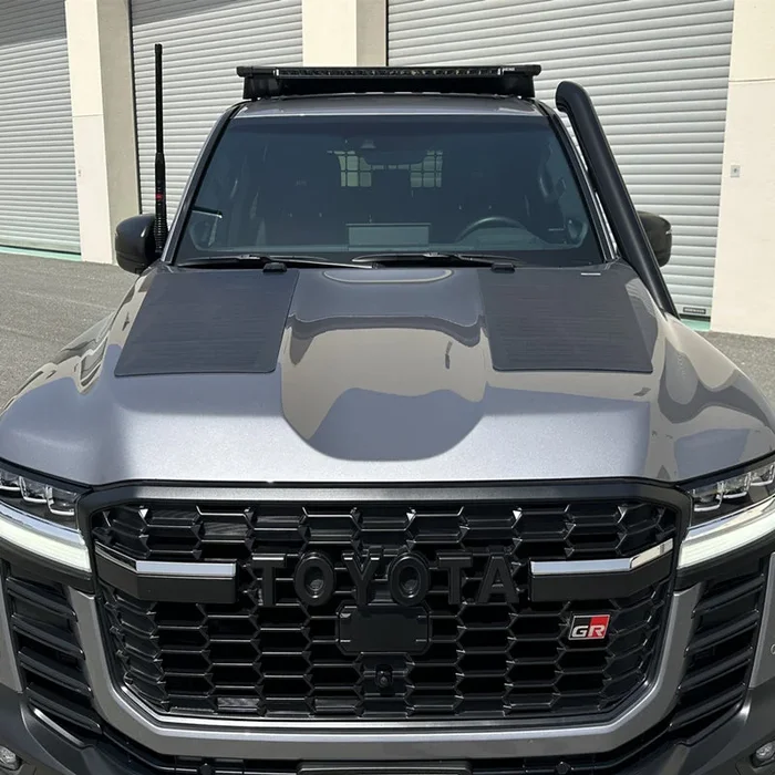 Toyota Land Cruiser 300 LC300 Lensun 110W Hood Flexible Solar Panel