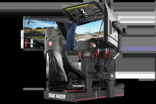 Trak Racer Large Cockpit-Mounted Quad Monitor Stand – 1200Mm / 47.25″ Wide